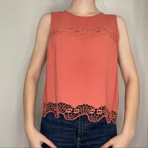 Forever21 Embroidered Tank